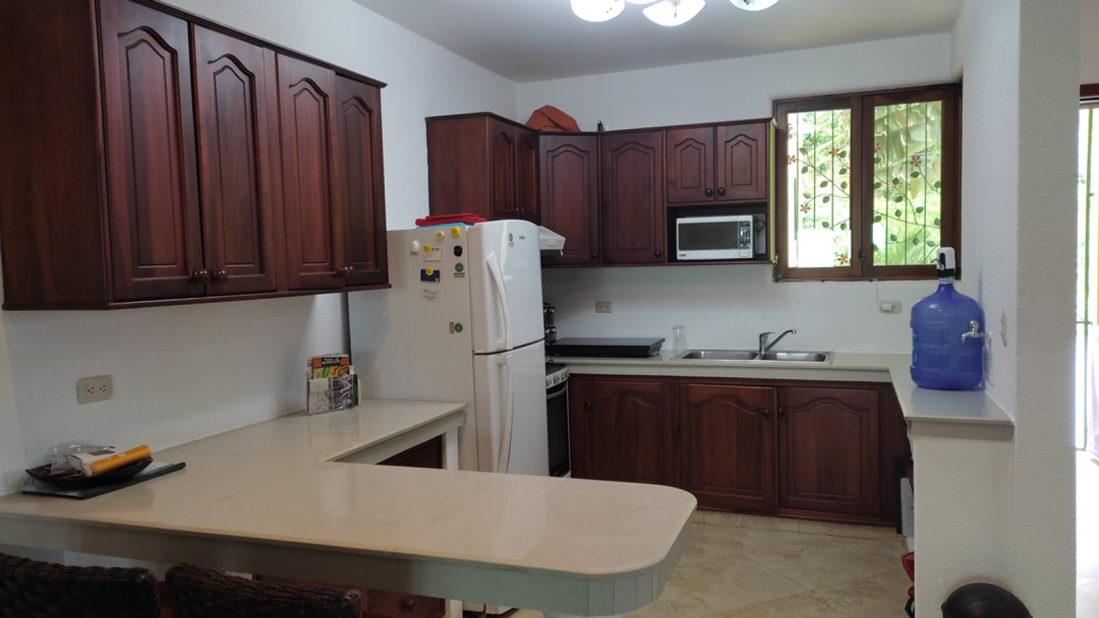 Ample storage and space in the kitchen