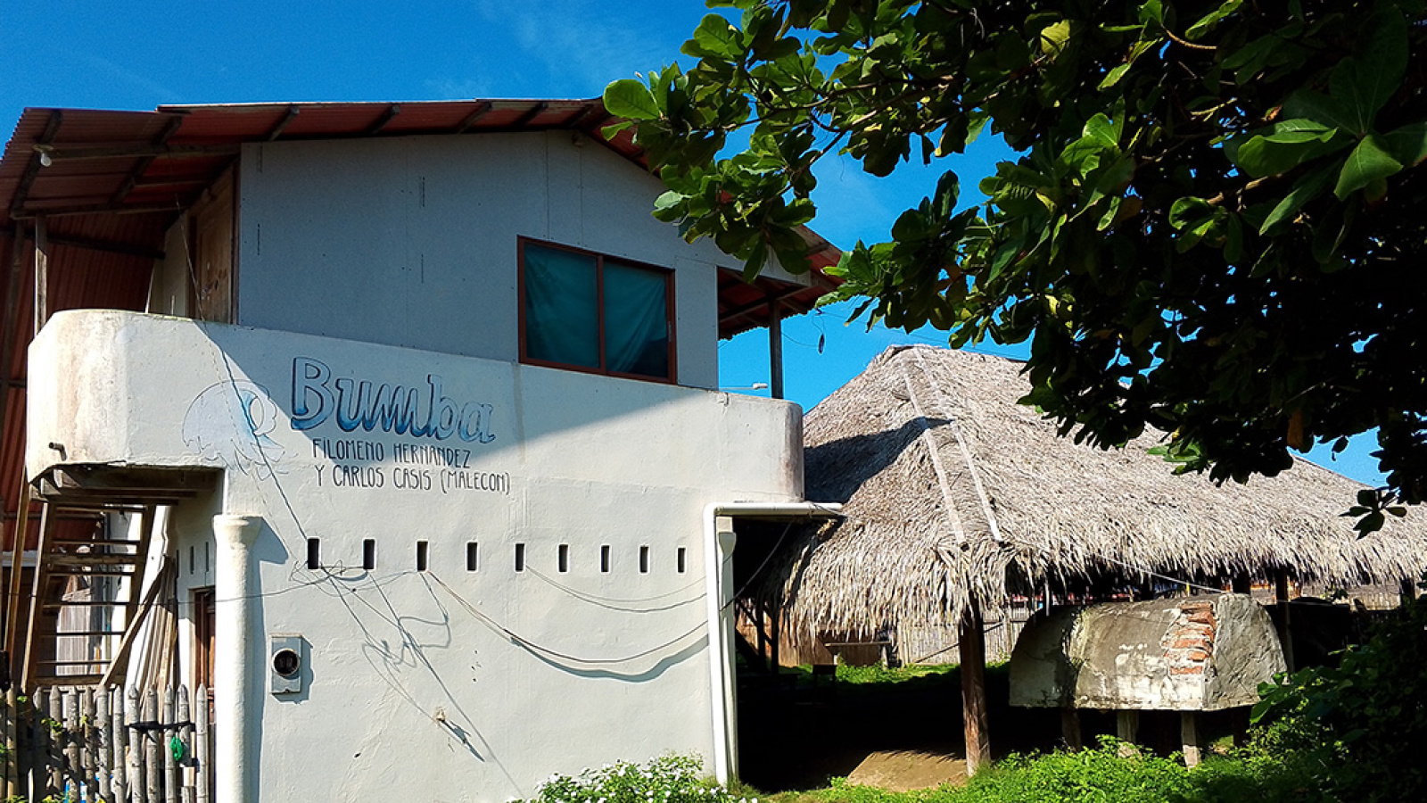 View of casita and choza