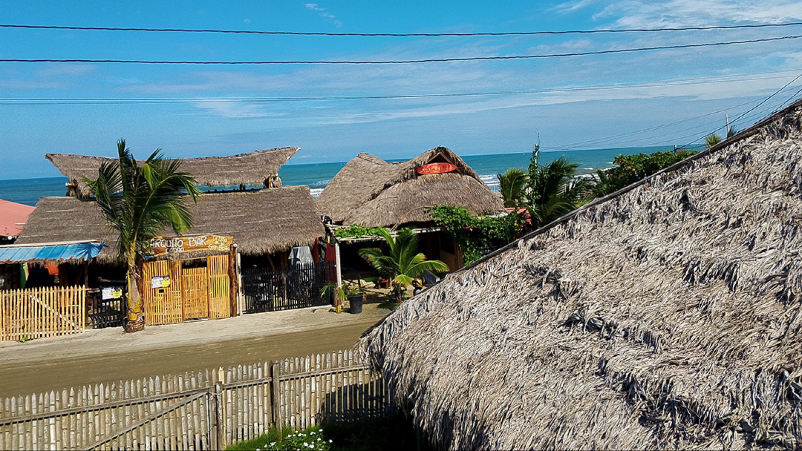 View of the ocean from the property