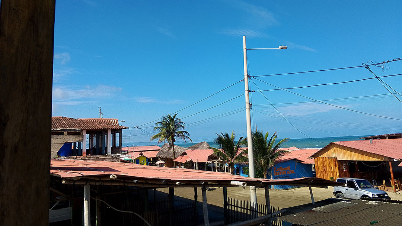 View of the malecon from property